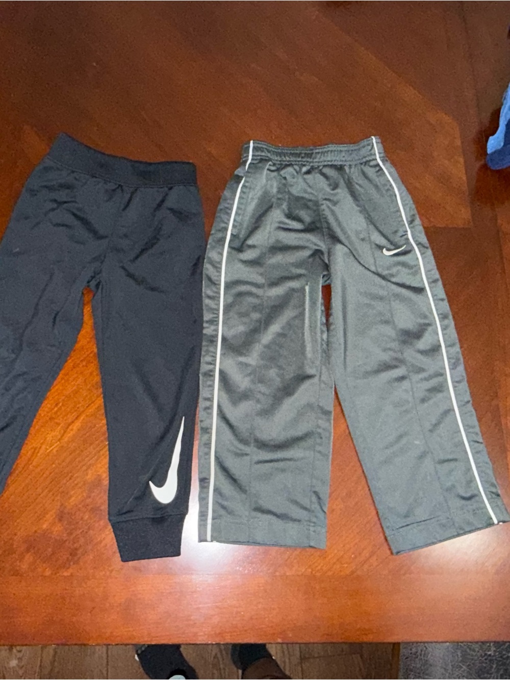 Nike Kids Black Joggers & Track Pants with White Accents